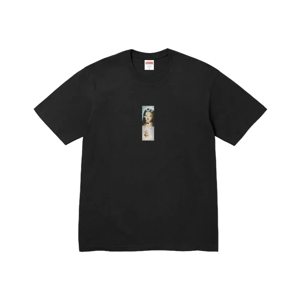 Camiseta Supreme Prayer Box Logo Preta