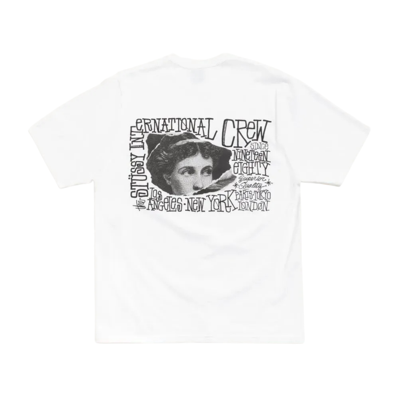 Camiseta Stussy Victoria Branca