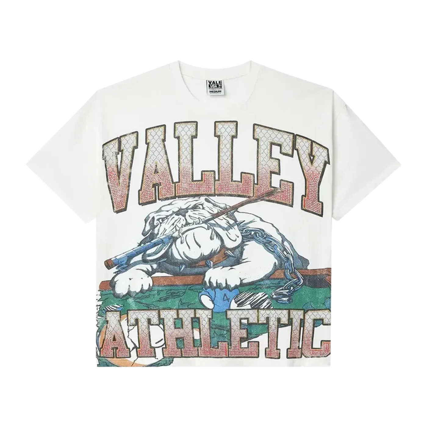 Camiseta Vale Lives Forever Polo Bling Branca