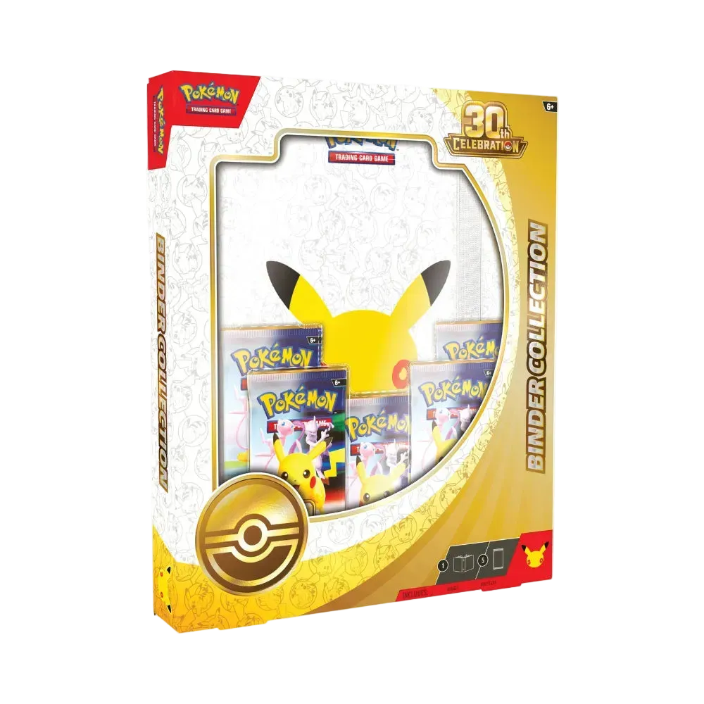 Box Coleção Fichário Celebração de 30 Anos Pokémon TCG EN-US