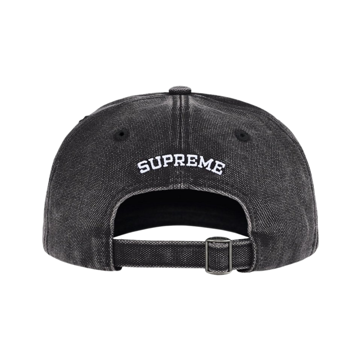 Boné Supreme Pigment Coated Canvas S Logo Preto