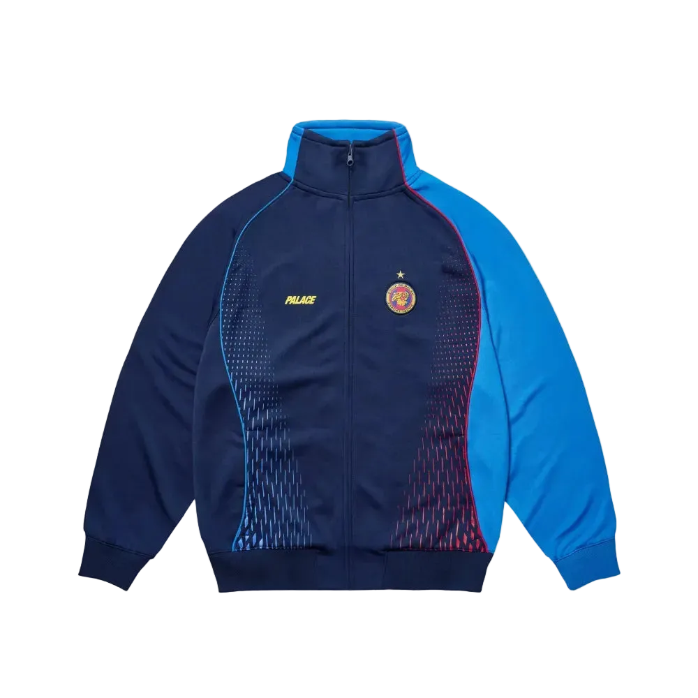 Jaqueta Palace Pro Team Polyknit Funnel Blue