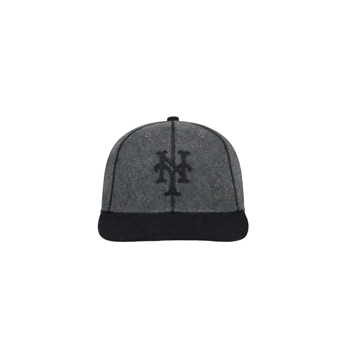 Boné Aimé Leon Dore New Era Mets Melton Wool Preto