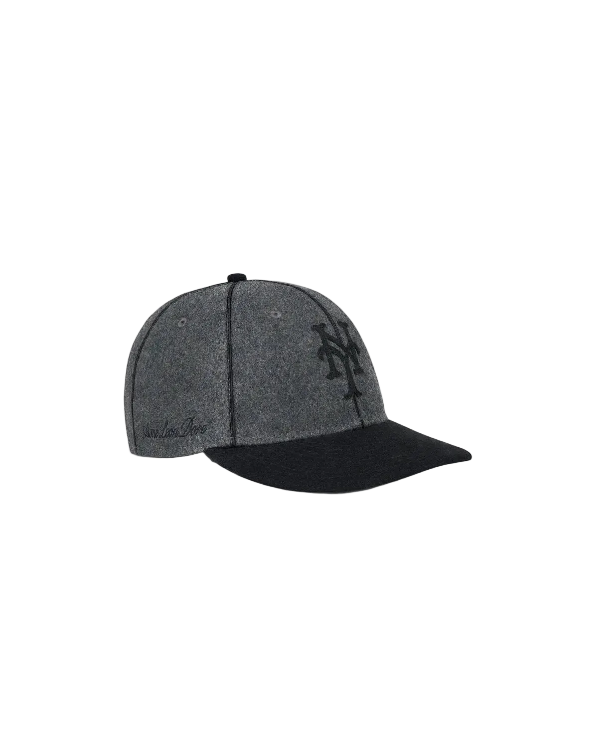 Boné Aimé Leon Dore New Era Mets Melton Wool Preto