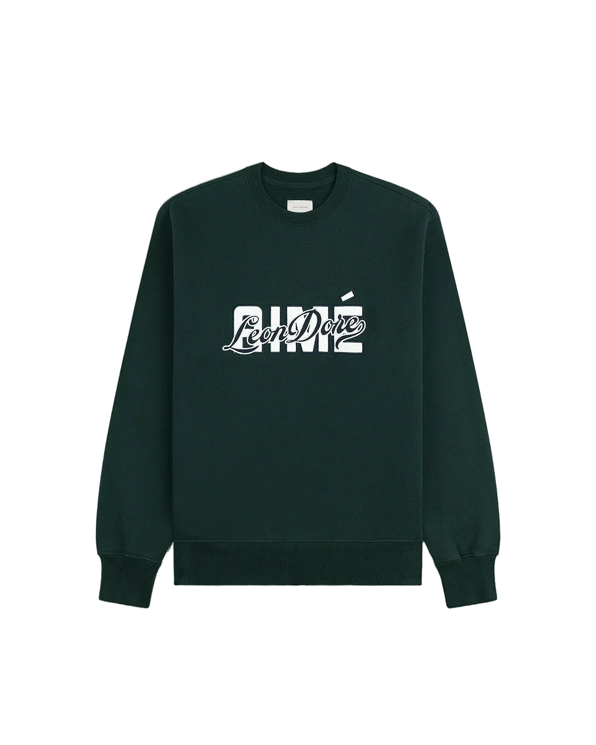 Crewneck Aimé Leon Dore Overlay Logo Green