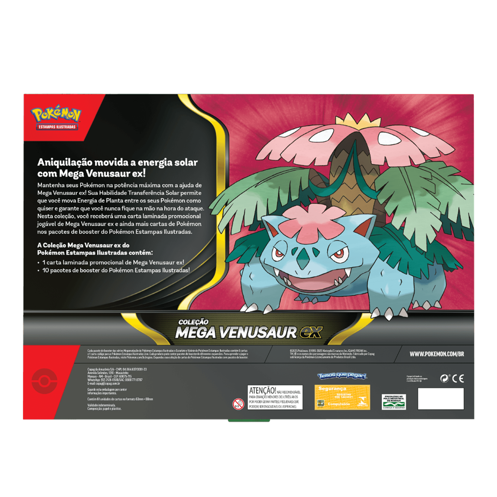 Box Pokémon Mega Venusaur Ex