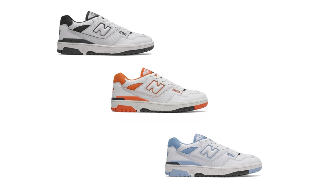 Um Trio de New Balance 550 Surgem Para Alegrar os Fãs