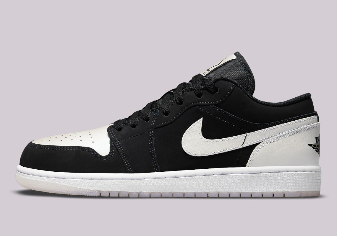 IMAGENS REVELADAS DE NOVO AIR JORDAN 1 LOW "BLACK/WHITE"