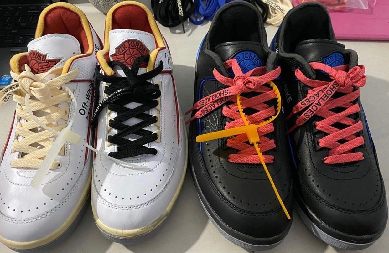 REVELADO DATA DE LANÇAMENTO DO AIR JORDAN 2 LOW COM A OFF-WHITE