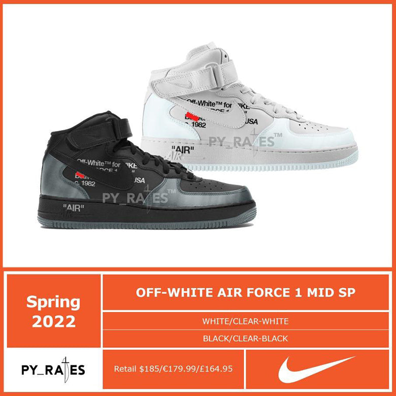 REVELADO POSSÍVEIS AIR FORCE 1 MID OFF-WHITE