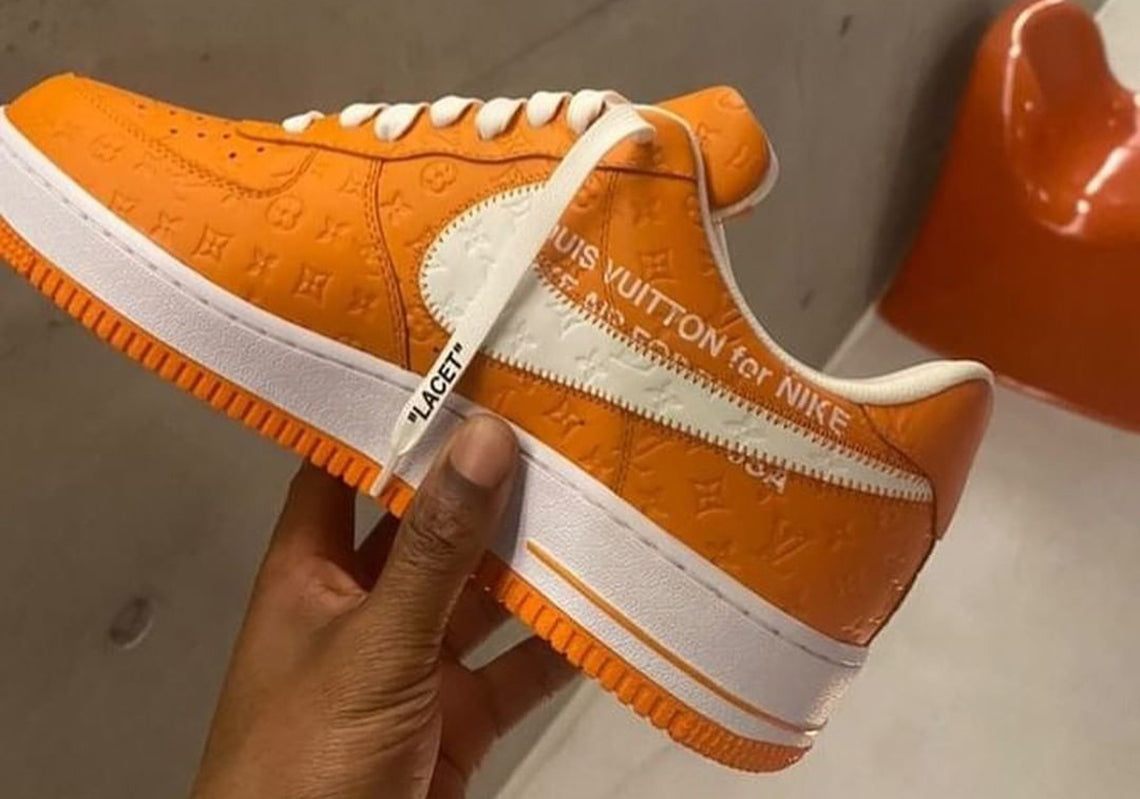 AIR FORCE 1 X LOUIS VUITTON X OFF-WHITE APARECEM IMAGENS EM MÃOS E REANIMAM UM POSSÍVEL LANÇAMENTO