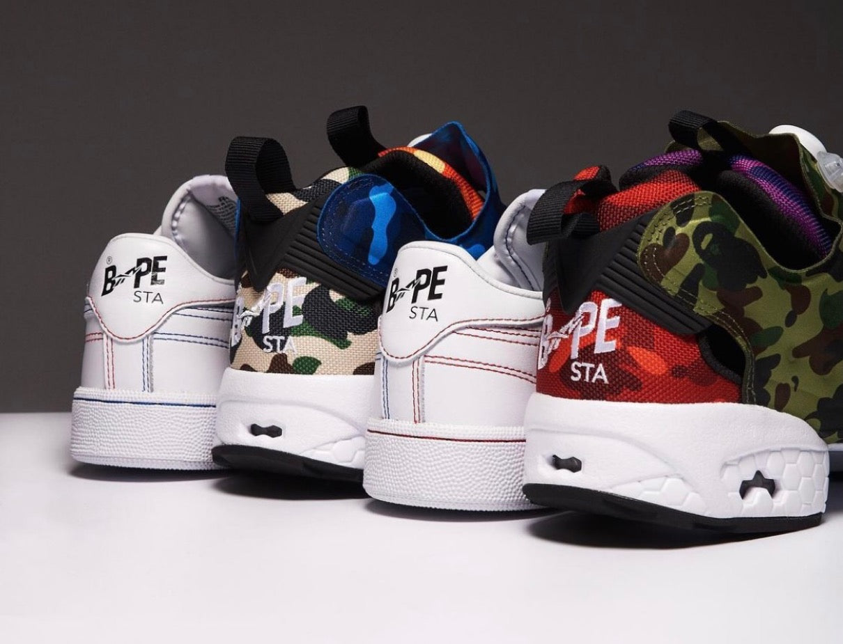 Reebok e Bape  Retomam os Trabalhos