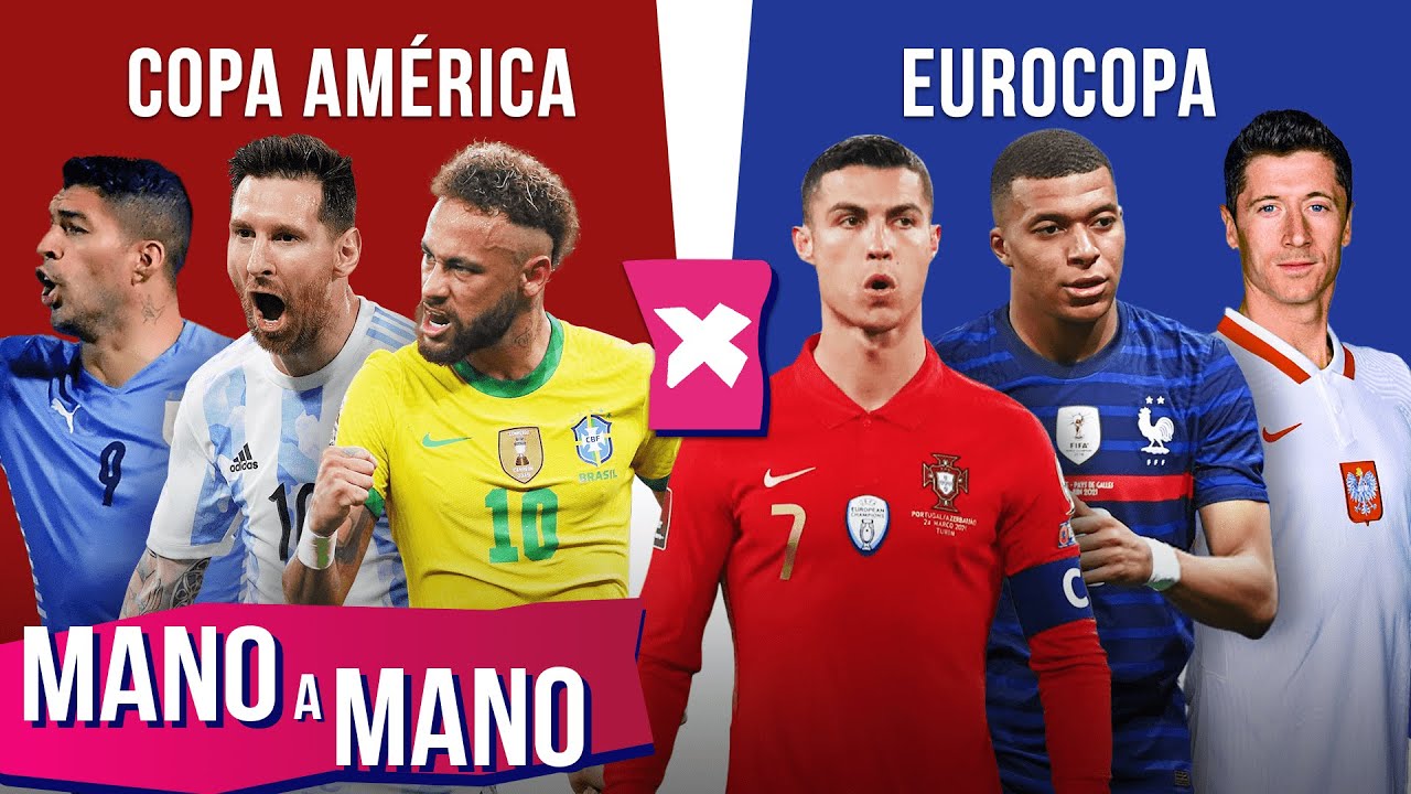 FINAIS DEFINIDAS NA COPA AMÉRICA E EUROCOPA