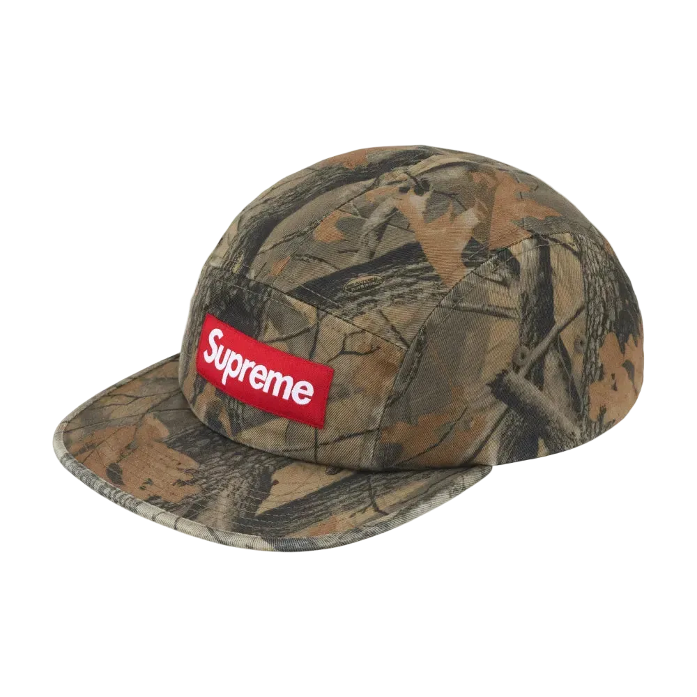 Boné Supreme Washed Chino Twill Camp Camo FW26-W1