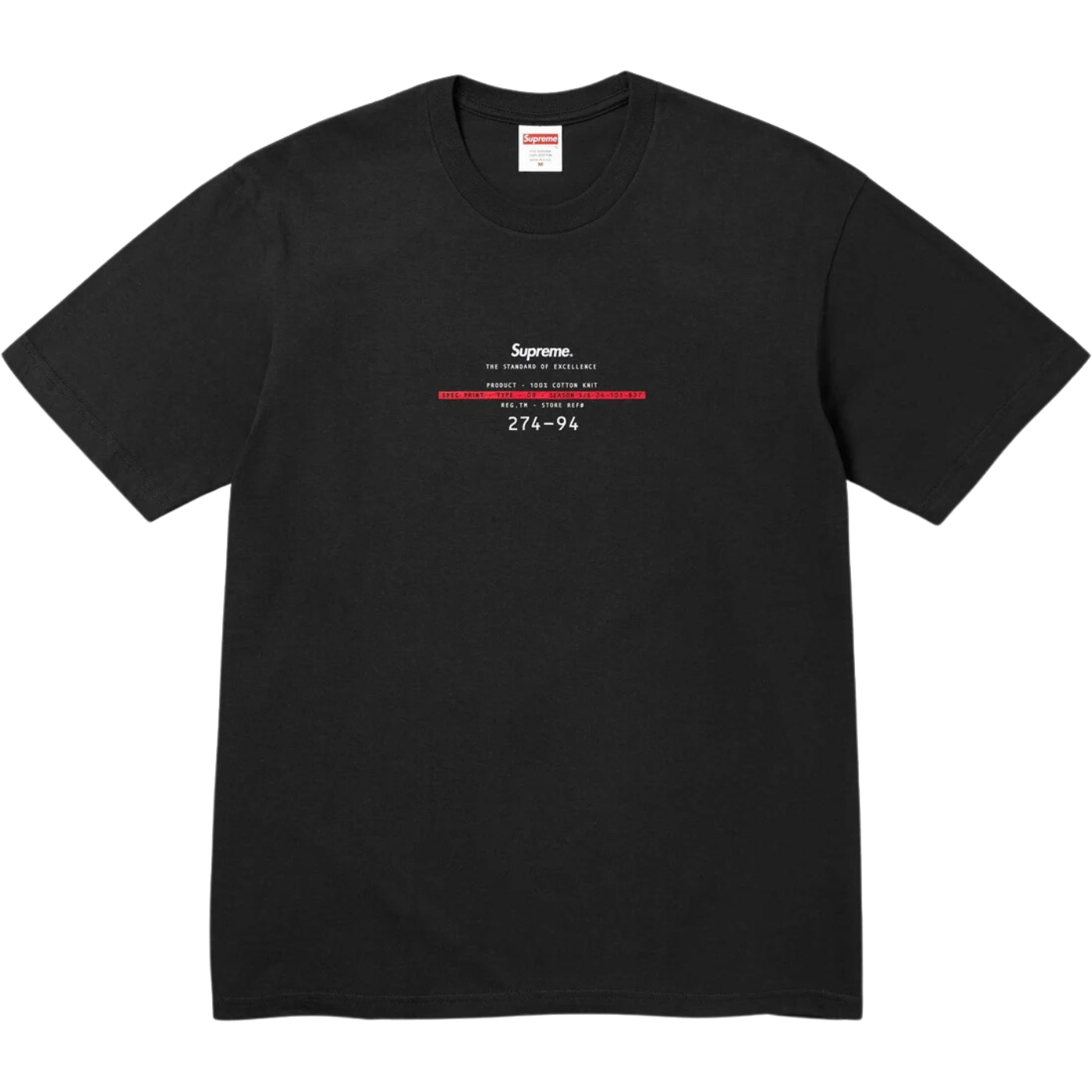 Camiseta Supreme Standard Preta