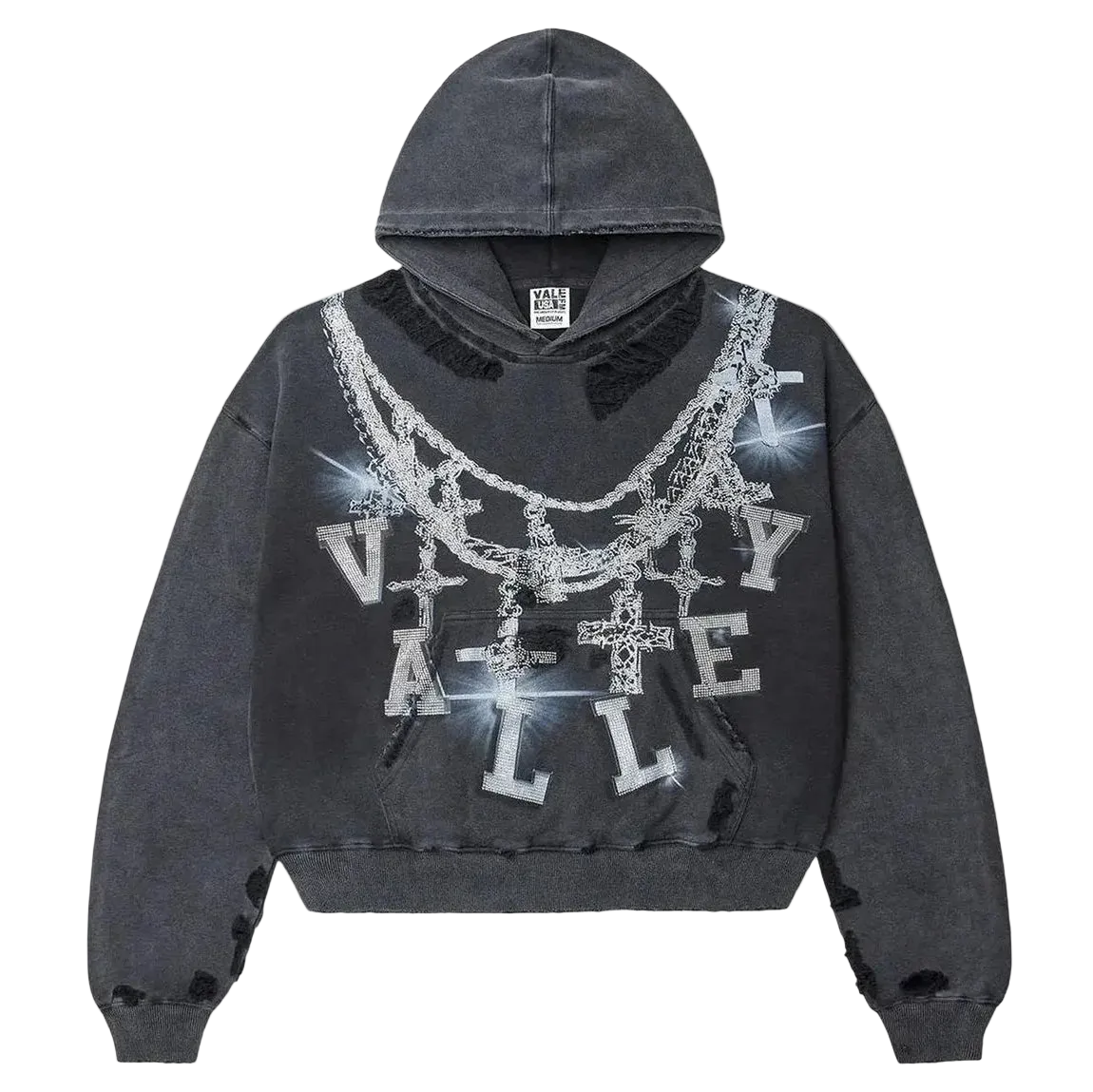 Moletom Vale Lives Forever Big Chain Luxe Black