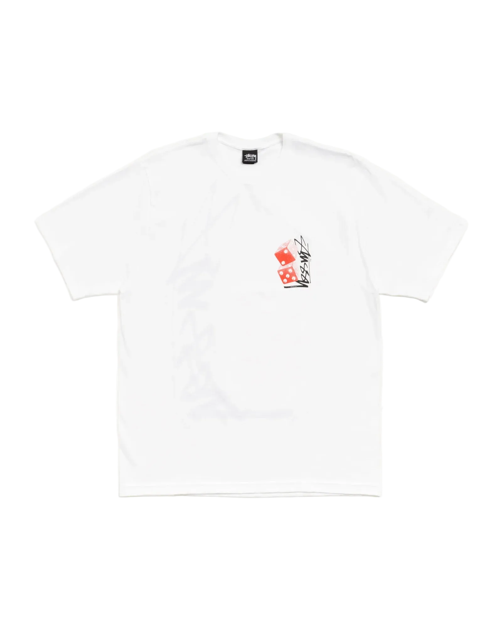 Camiseta Stussy Tall Dice Branca