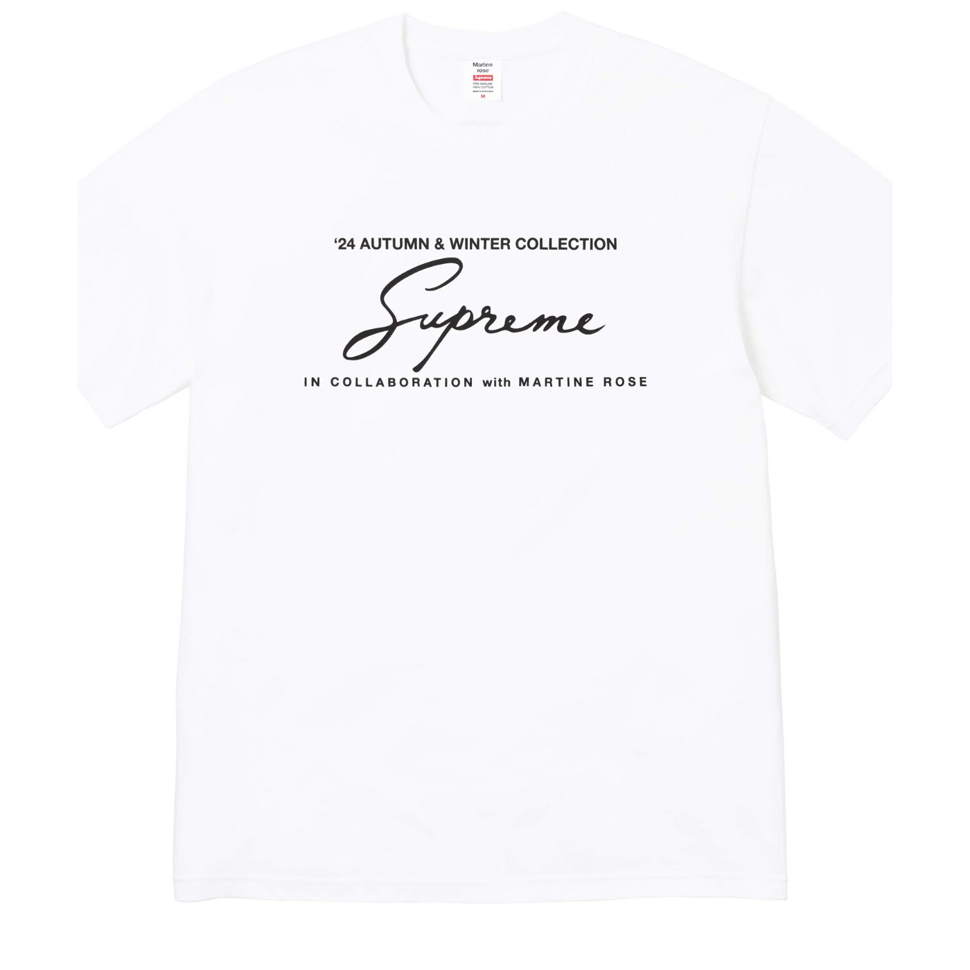 Camiseta Supreme Martine Rose Branca