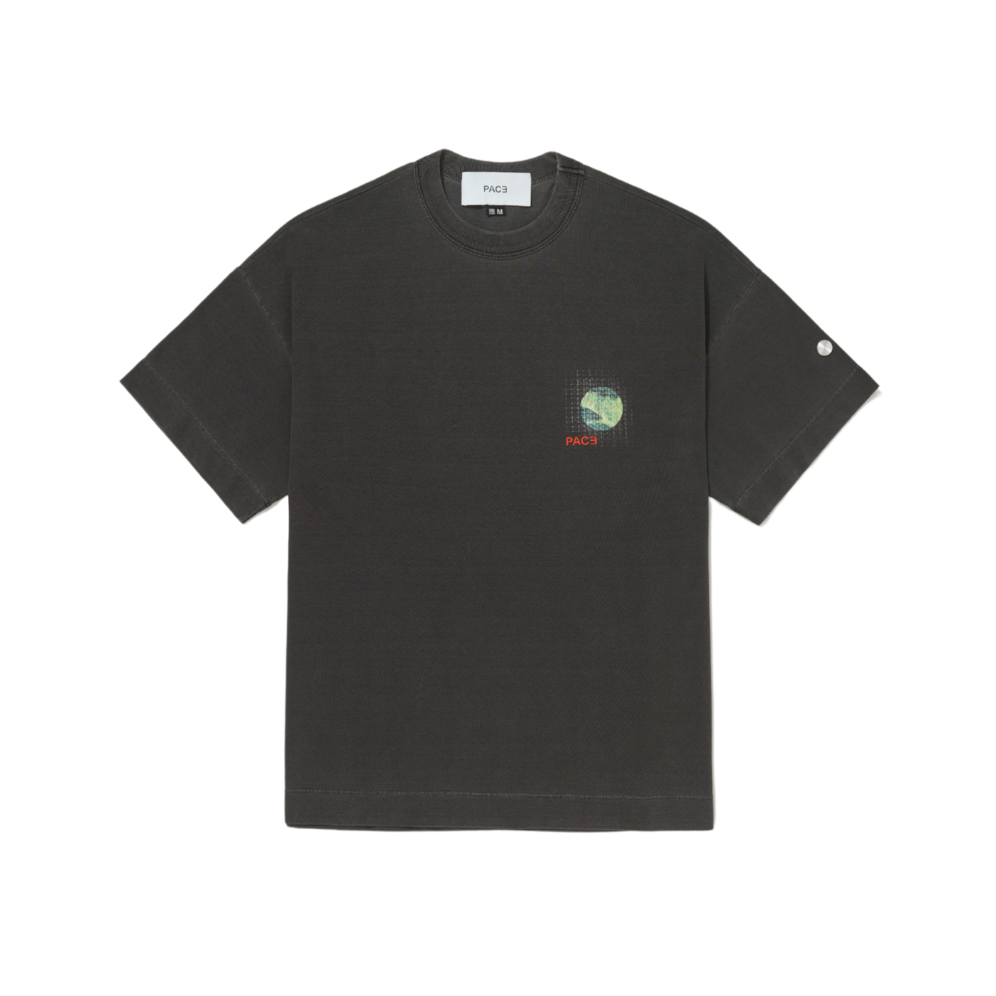 Camiseta Pace Grid Moon Oversized Black