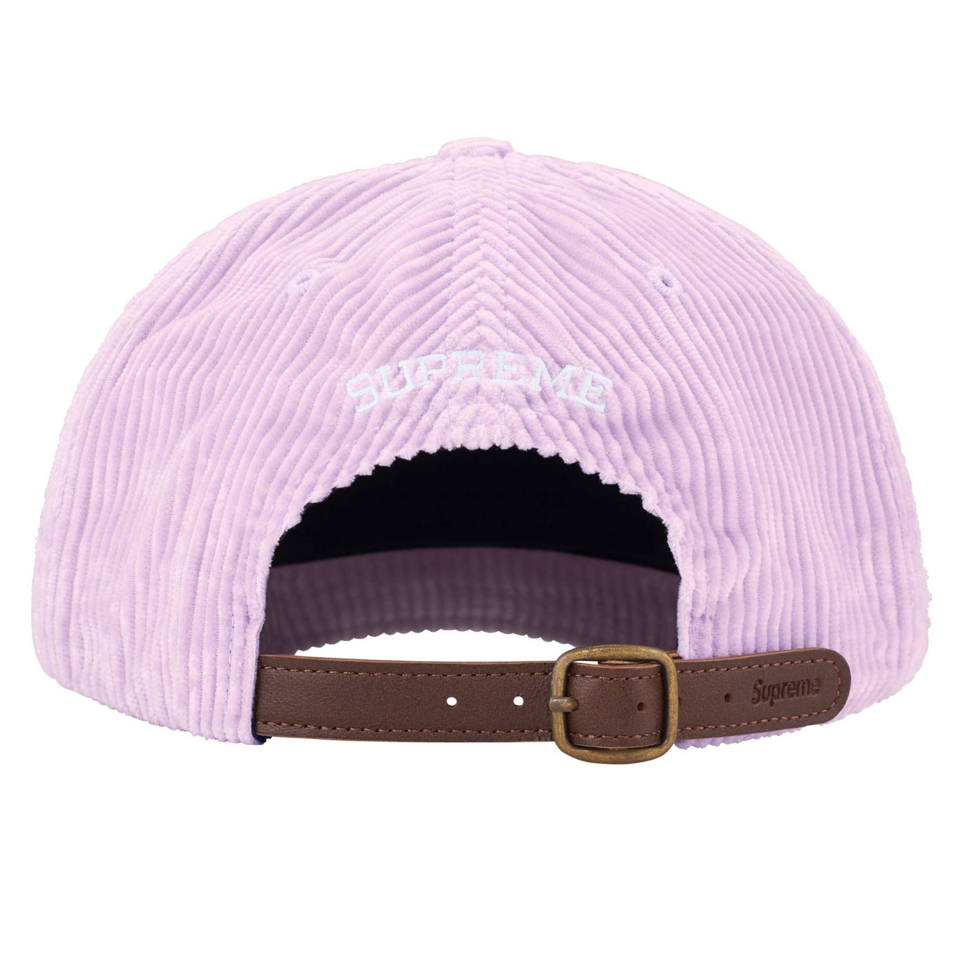 Boné Supreme Corduroy S Logo Light Purple