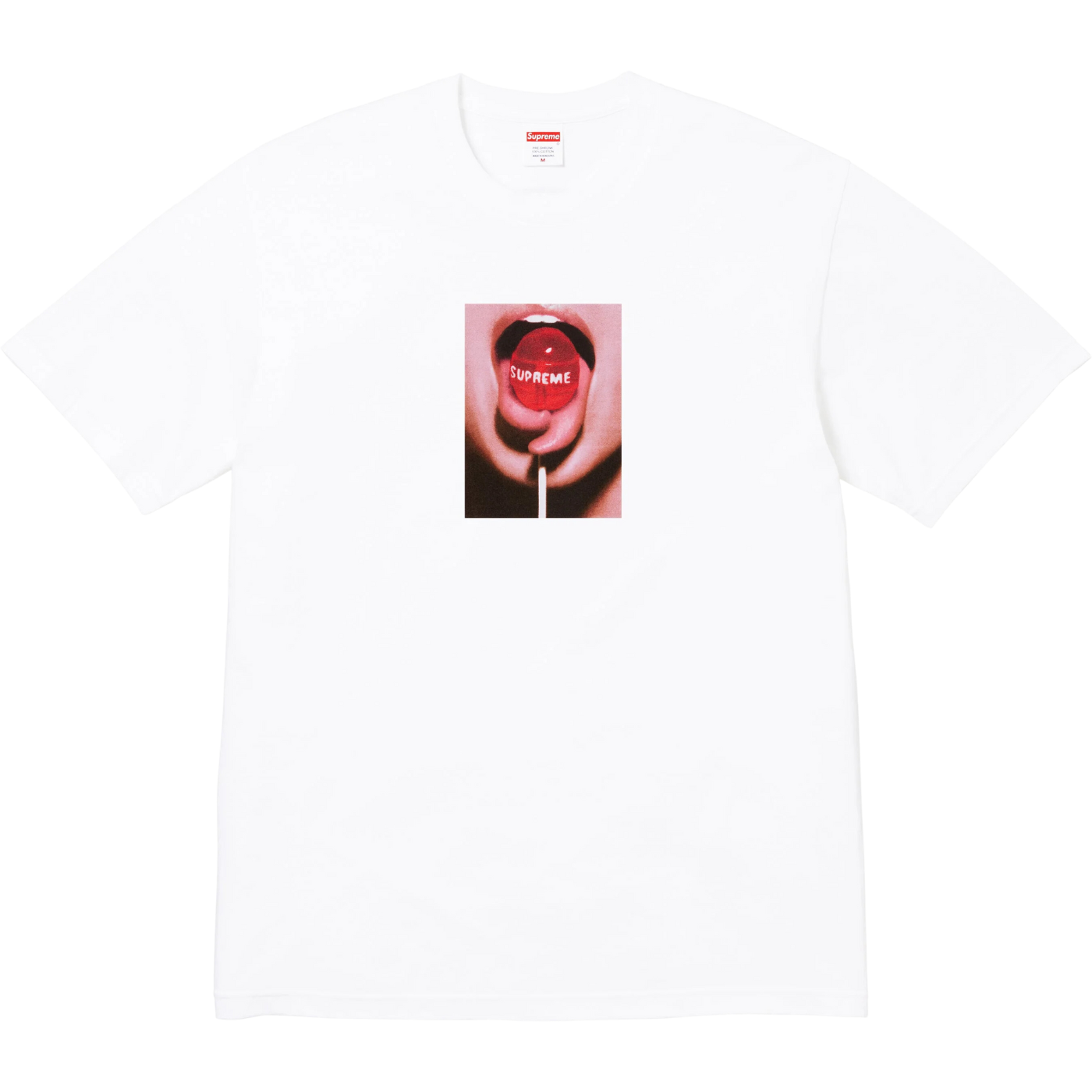 Camiseta Supreme Lollipop Branca