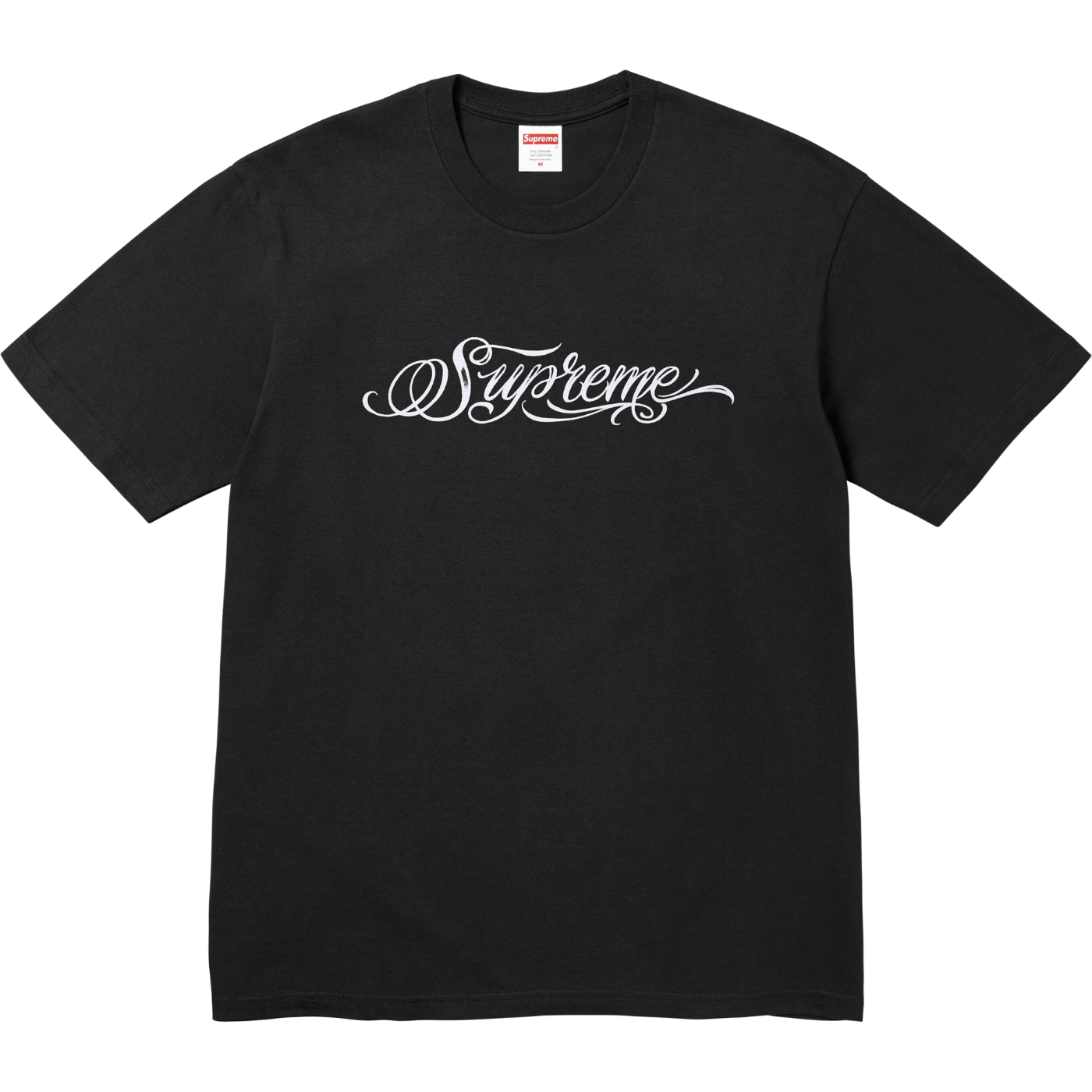 Camiseta Supreme Script Preta