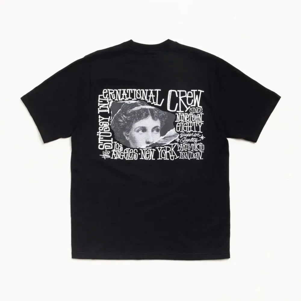 Camiseta Stussy Victoria Preta