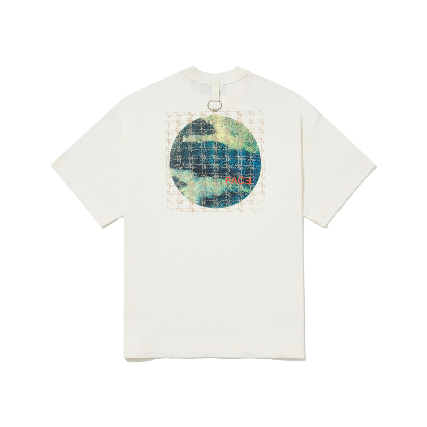 Camiseta Pace Grid Moon Oversized Off White