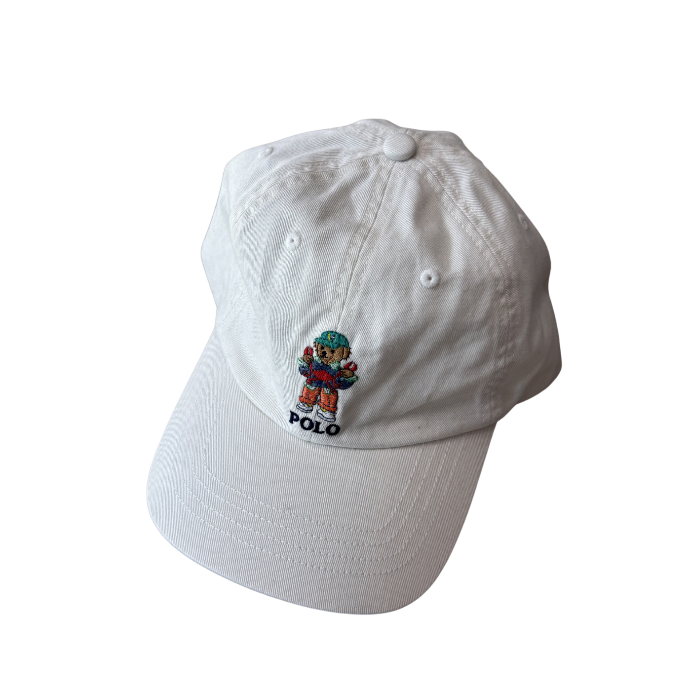 Boné Polo Ralph Lauren Polo Bear Twill Ball Branco