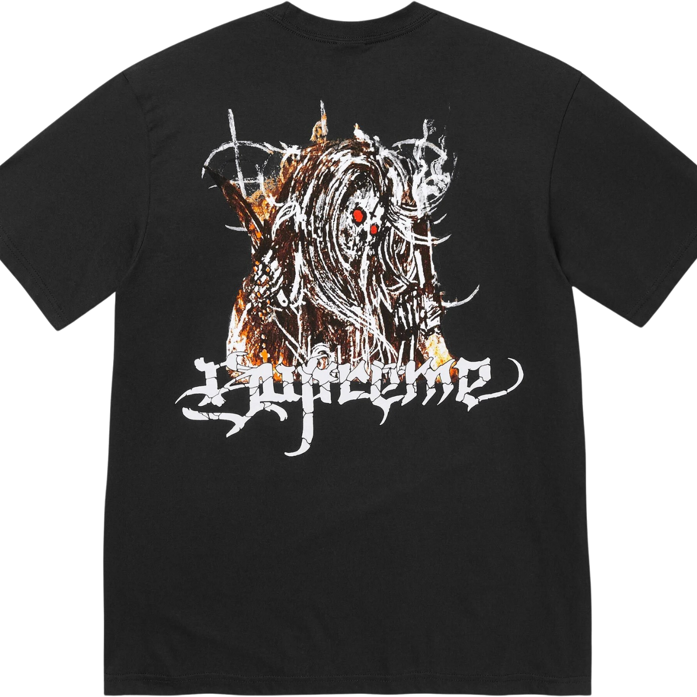 Camiseta Supreme Satan Preta