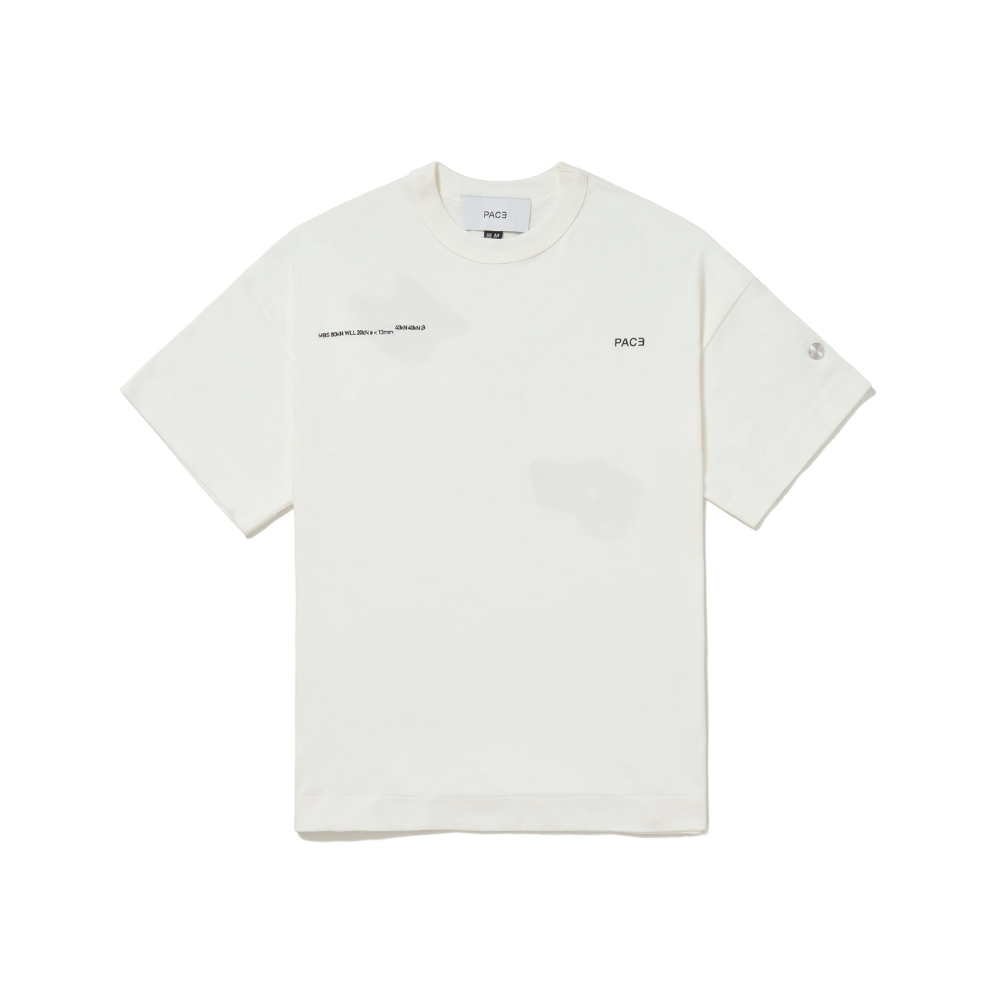 Camiseta Pace Climb Oversized Off White