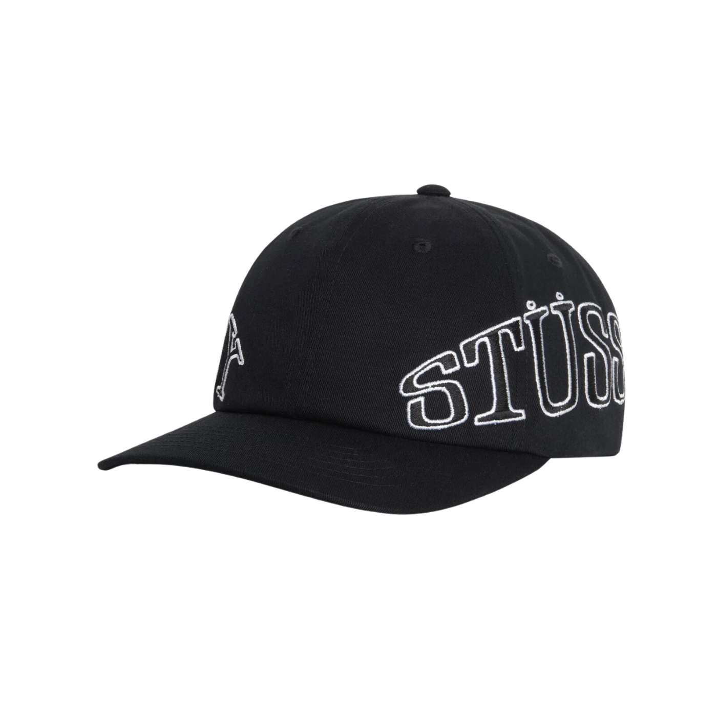 Boné Stussy Arc Low Pro Strapback Preto