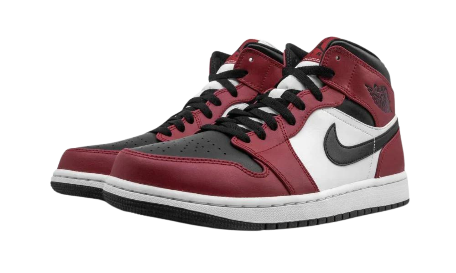 Air Jordan 1 Mid Chicago Black Toe