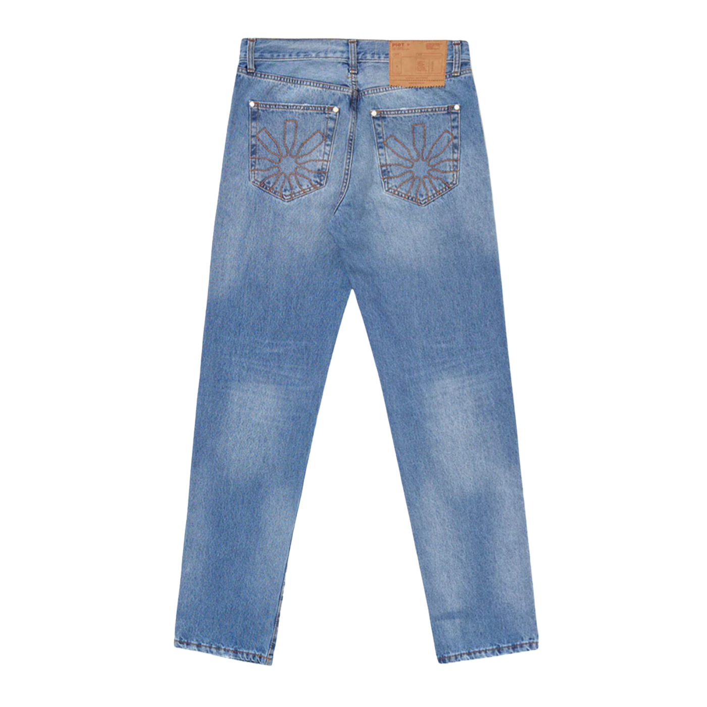 Calça Piet Crystal Washed Denim Pants