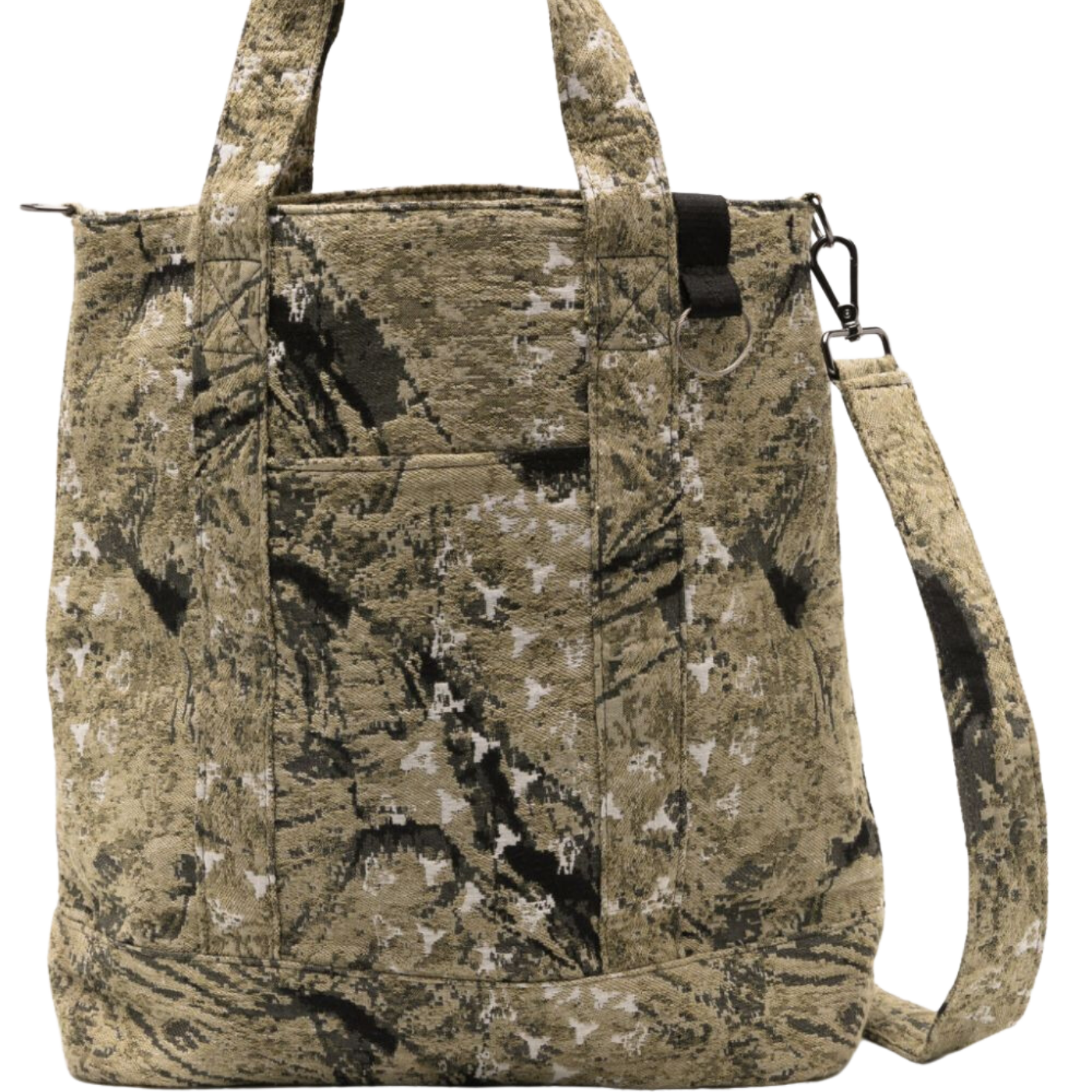 Pace Tote Bag Jacquard Green Moon