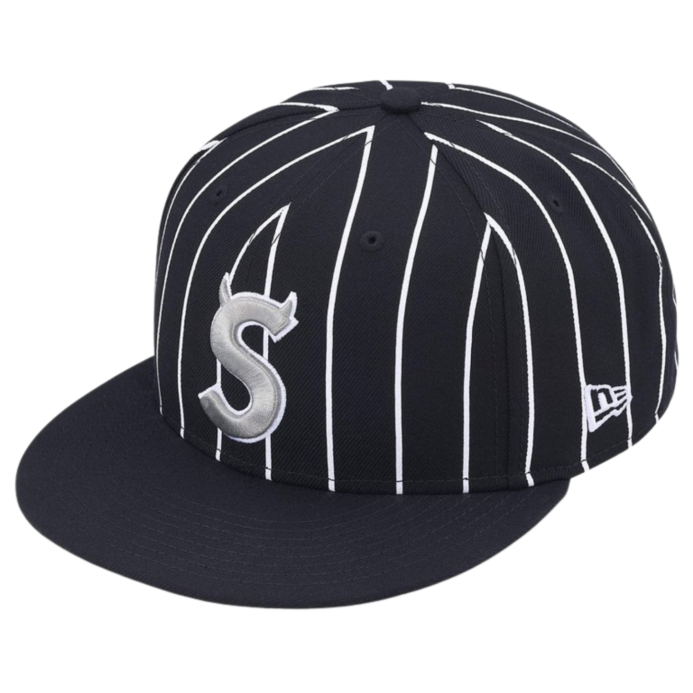 Boné Supreme Devil S Logo New Era Stripe