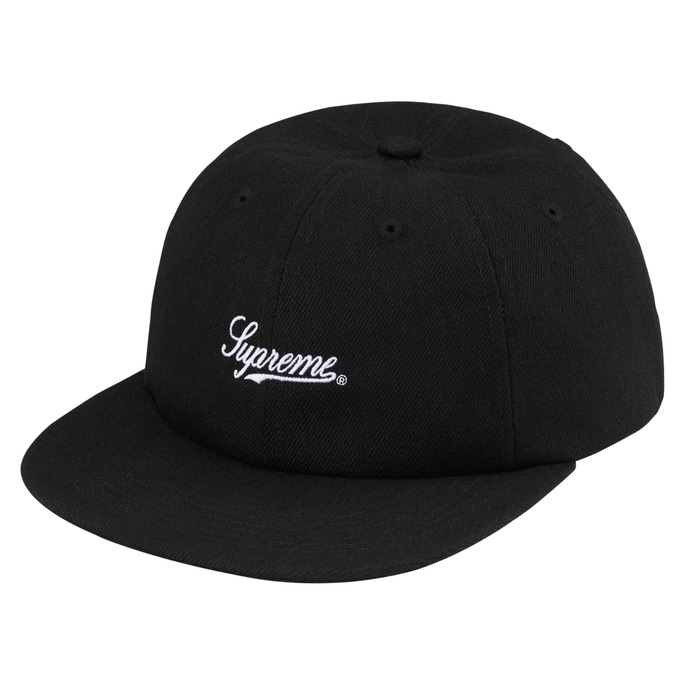 Boné Supreme Script Logo Black