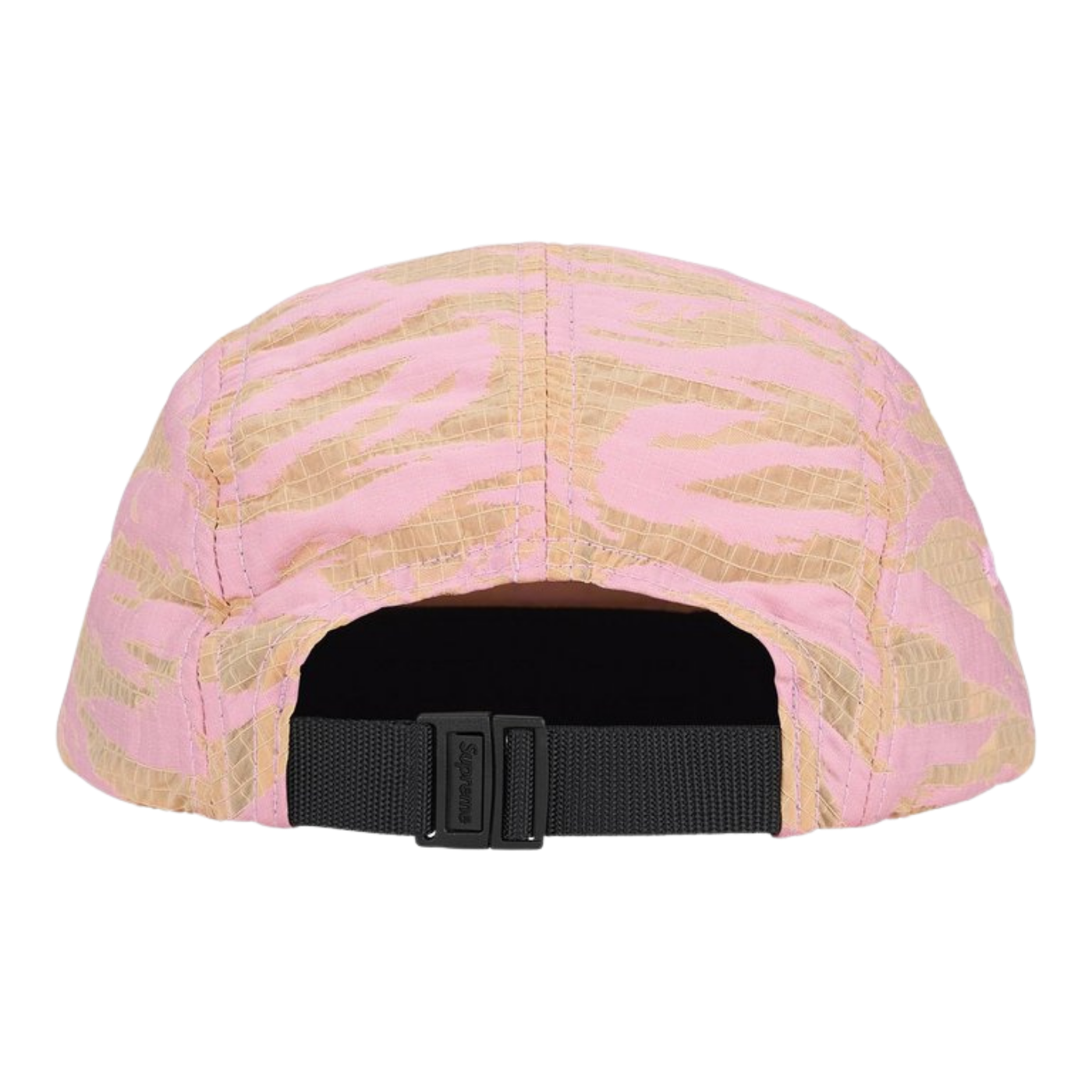 Boné Supreme Tiger Camo Ripstop Camp Cap Rosa