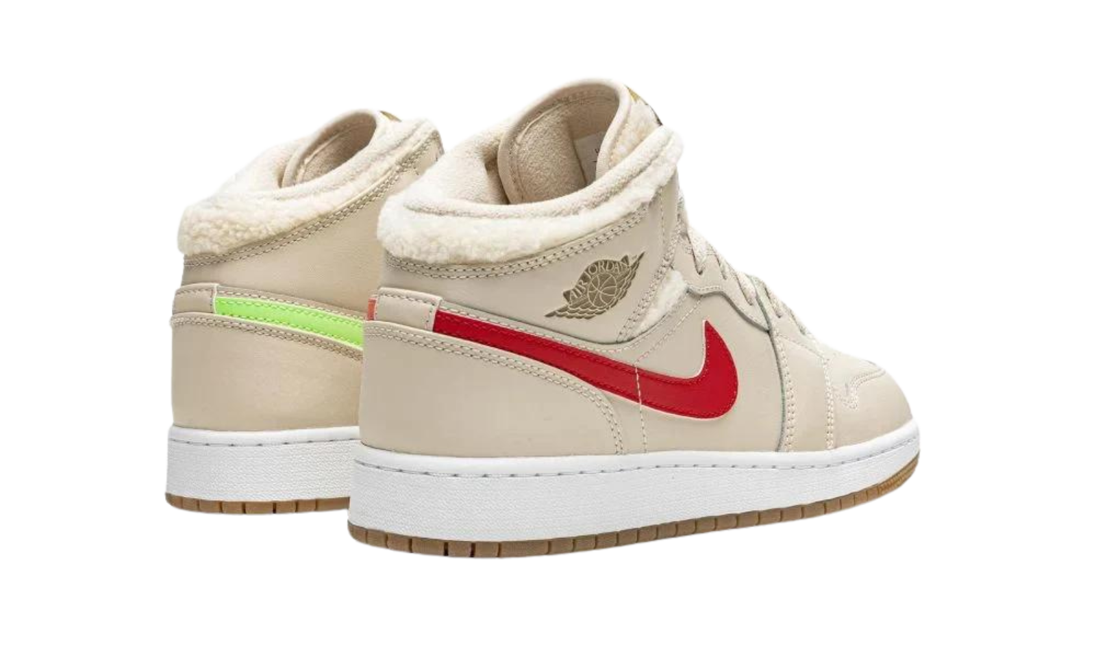 Air Jordan 1 Mid Fleece Pearl GS