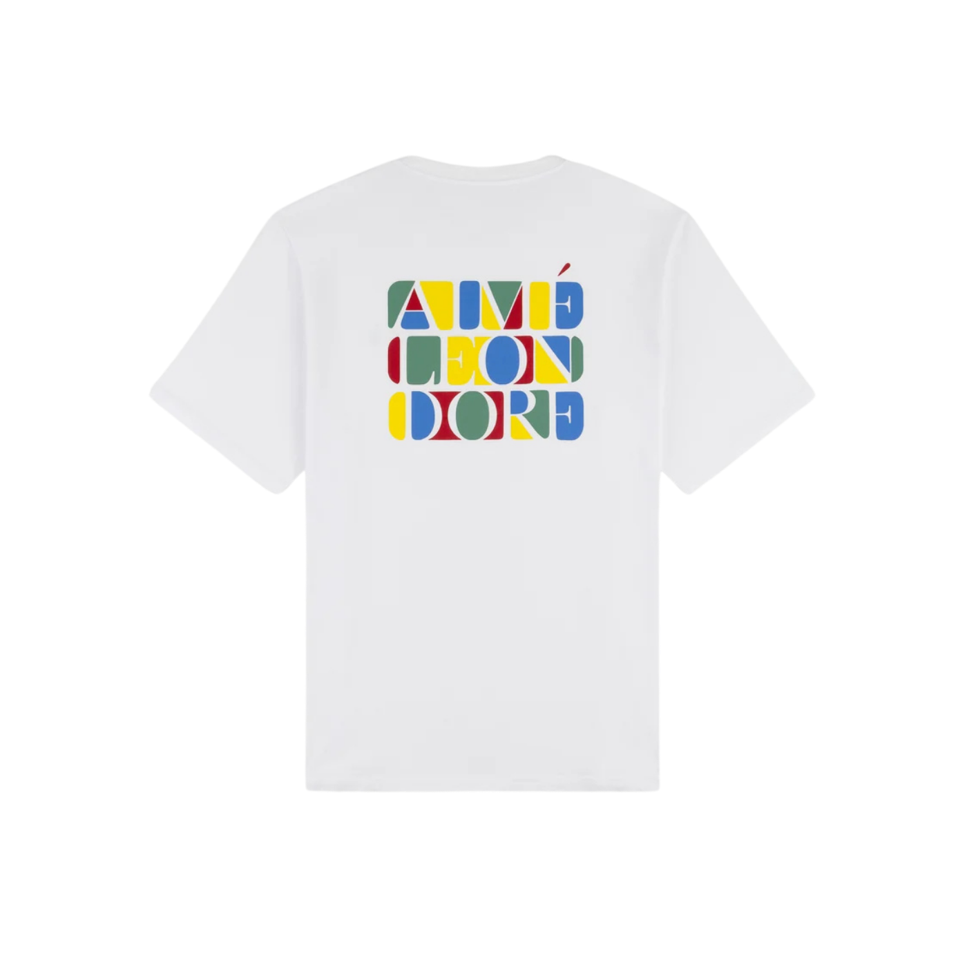Camiseta Aimé Leon Dore Stacked Logo Bright White