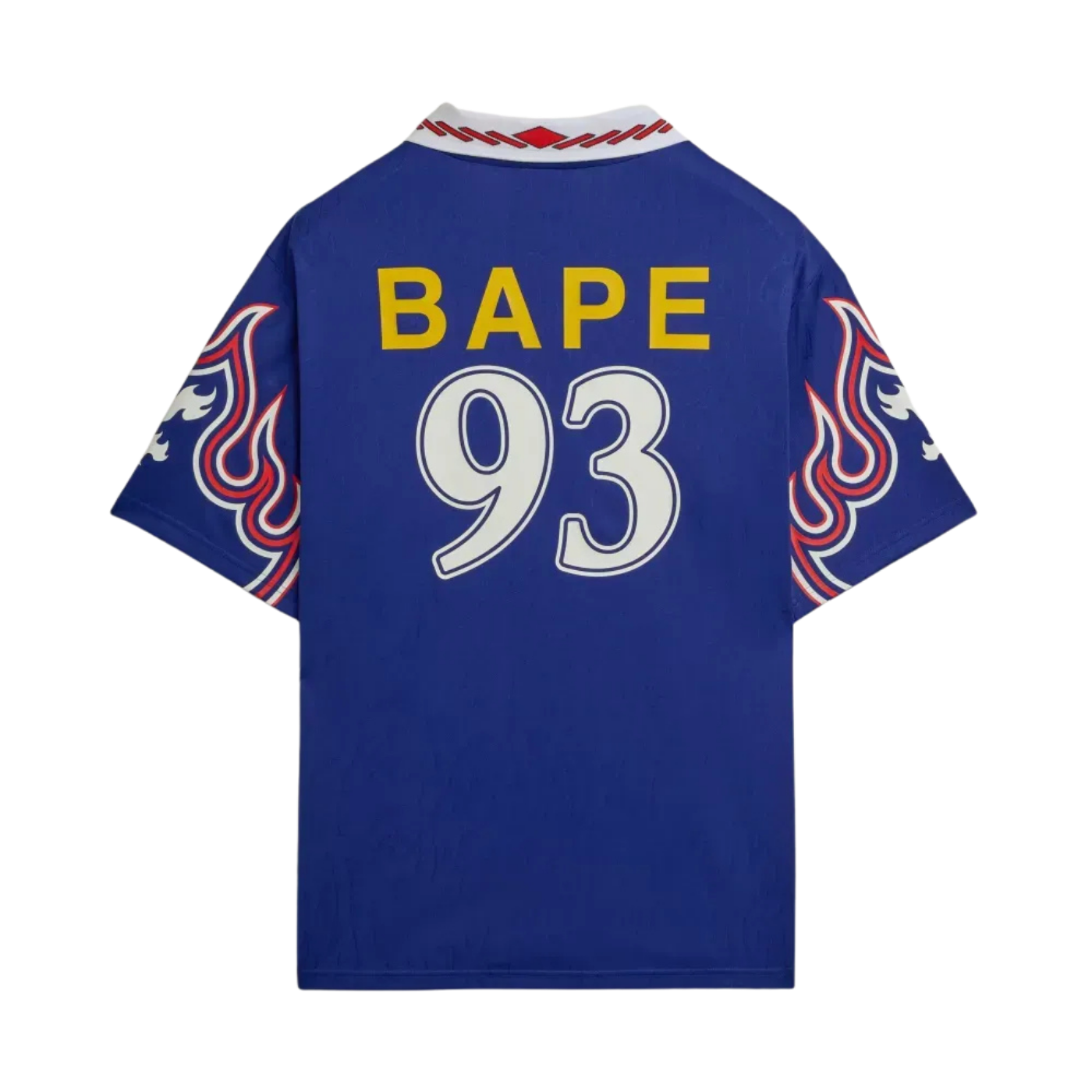 BAPE x adidas Camisa SSL Flame Japan Blue