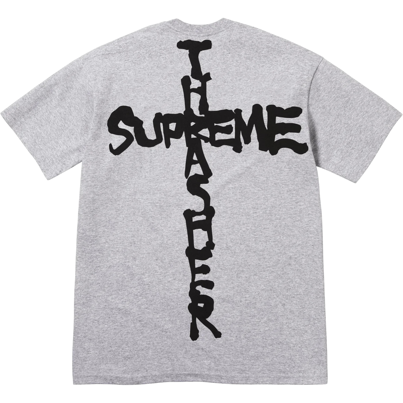 Camiseta Supreme x Thrasher Cross Cinza