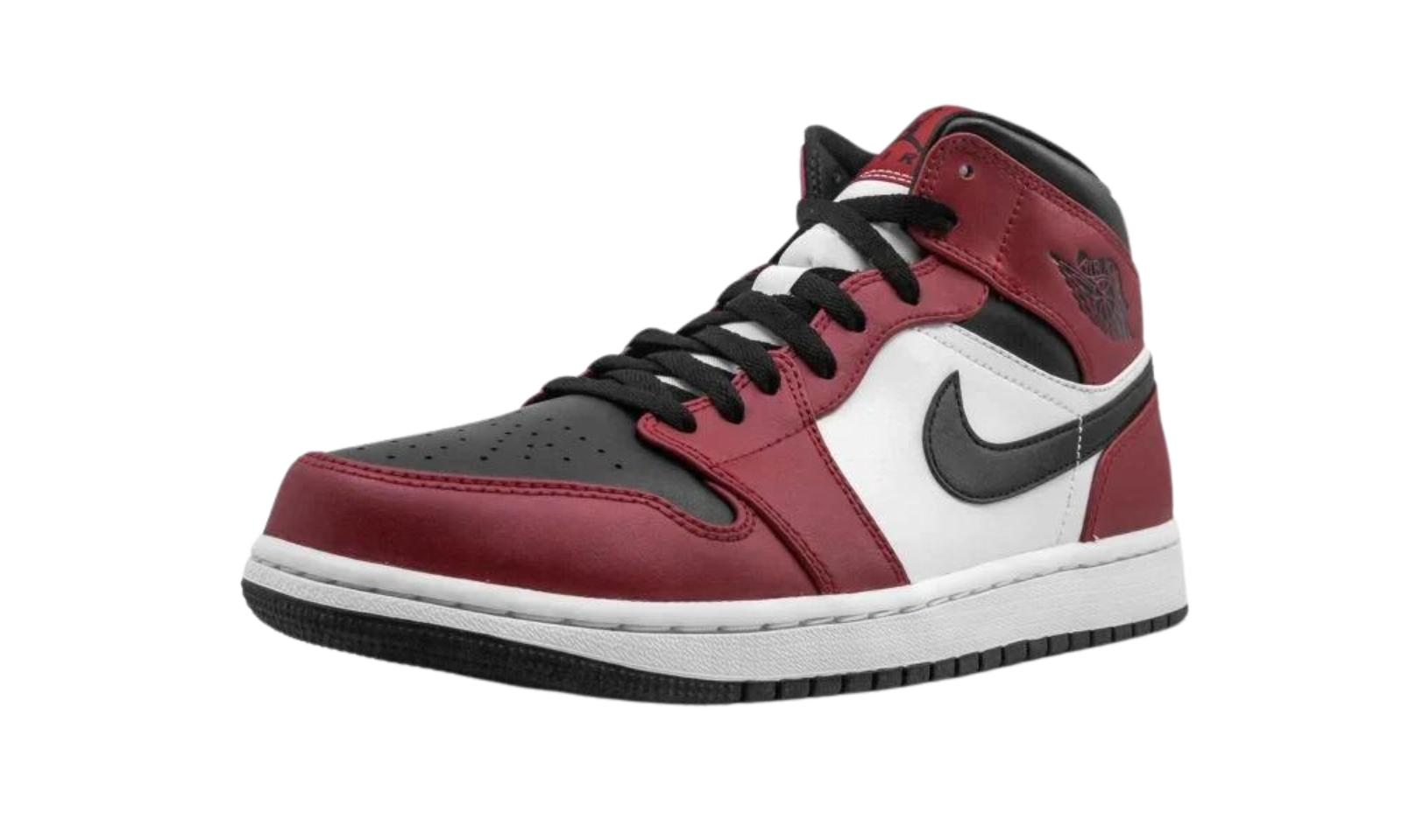 Air Jordan 1 Mid Chicago Black Toe