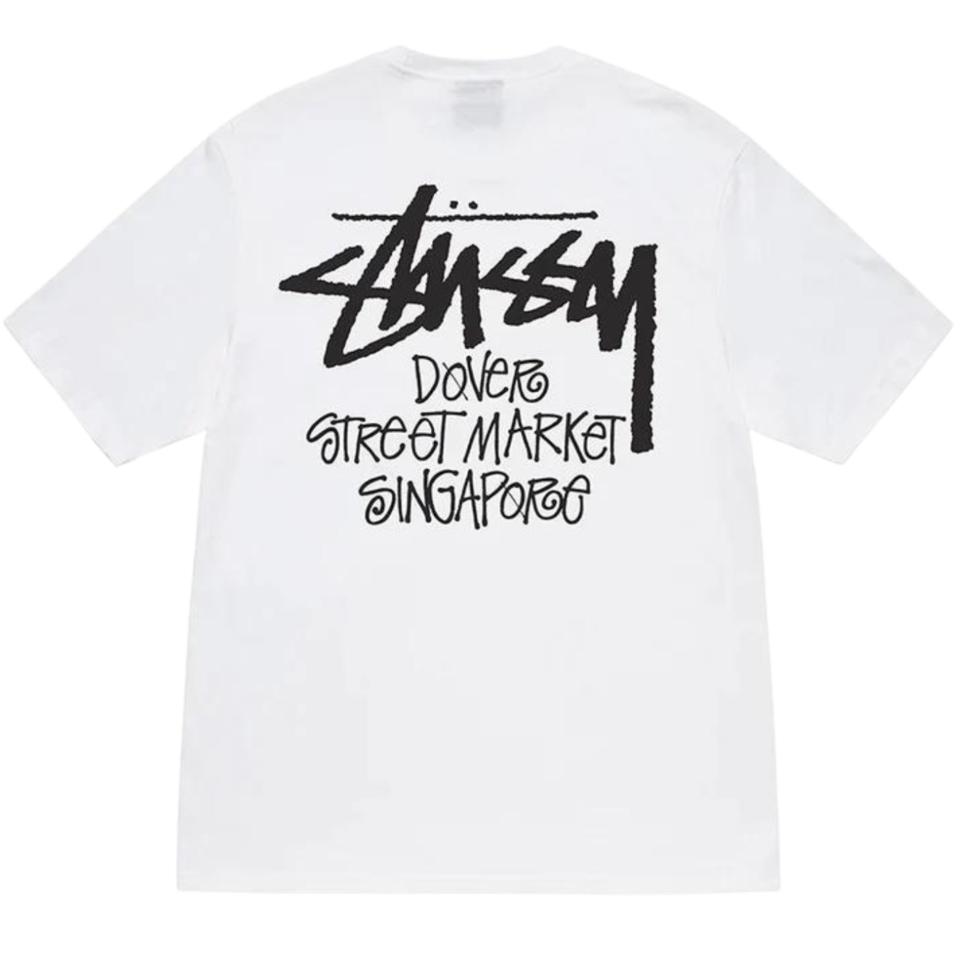 Camiseta Stussy Dover Singapore Branca