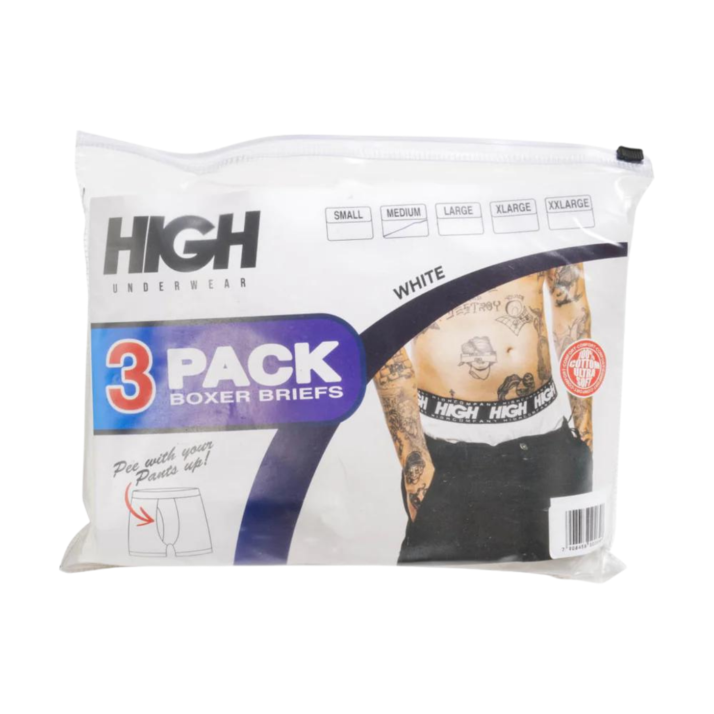 Pack de Cuecas High Branca