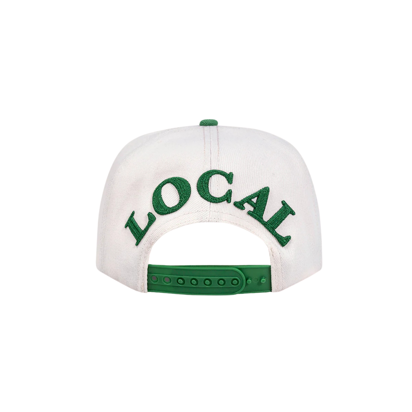 Boné Local Space Logo Snapback Branco/Verde