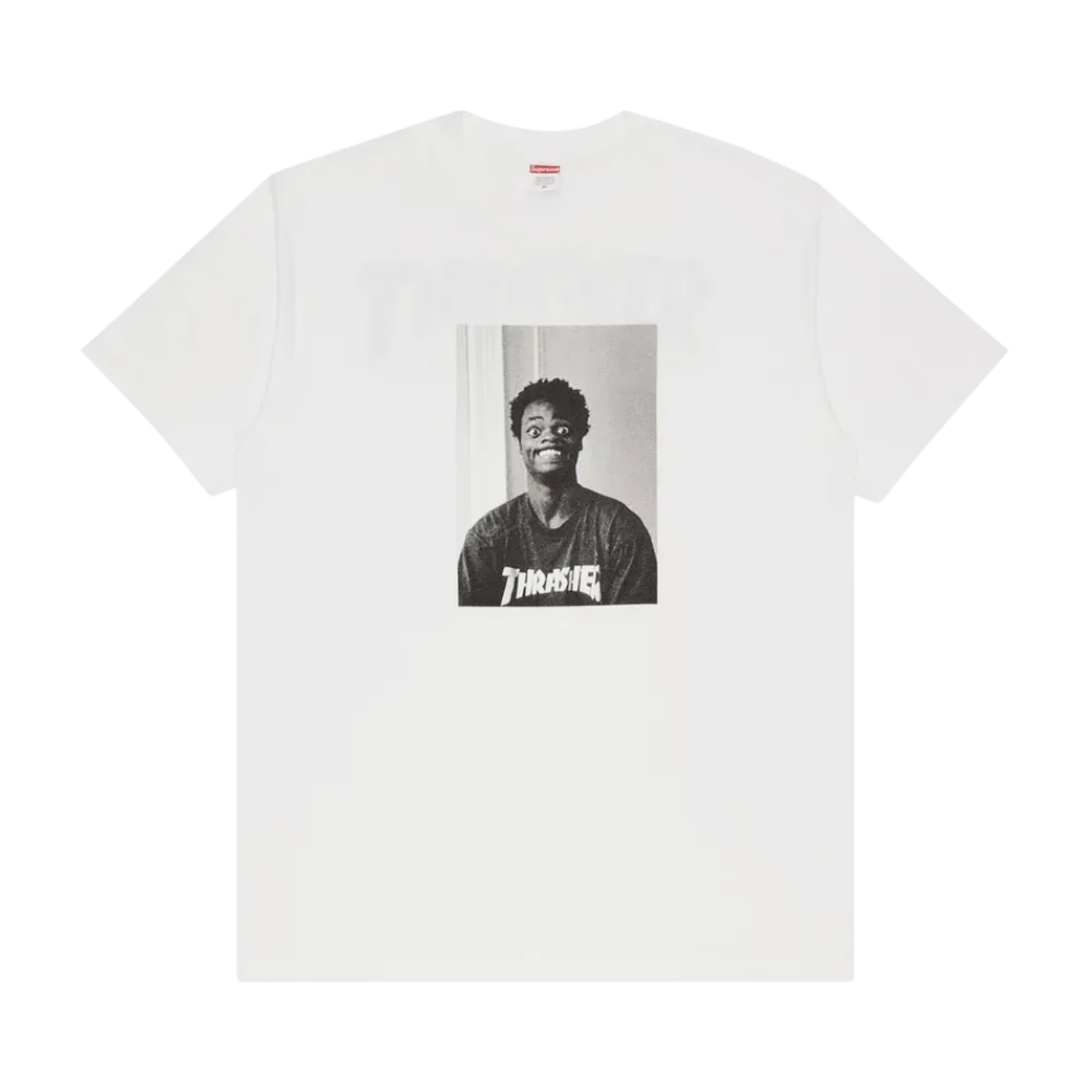 Camiseta Supreme x Thrasher Harold Hunter Branca