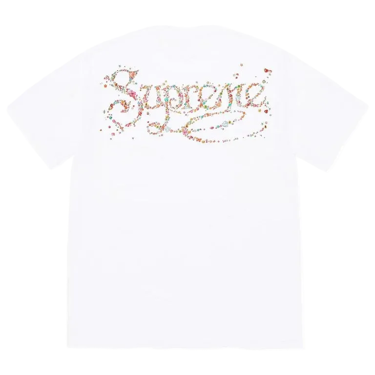 Camiseta Supreme Gems White
