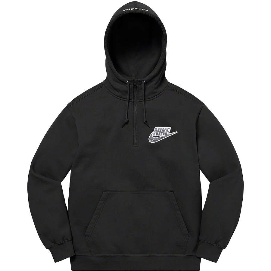 Moletom Supreme X Nike Halfzip Snakeskin Preto