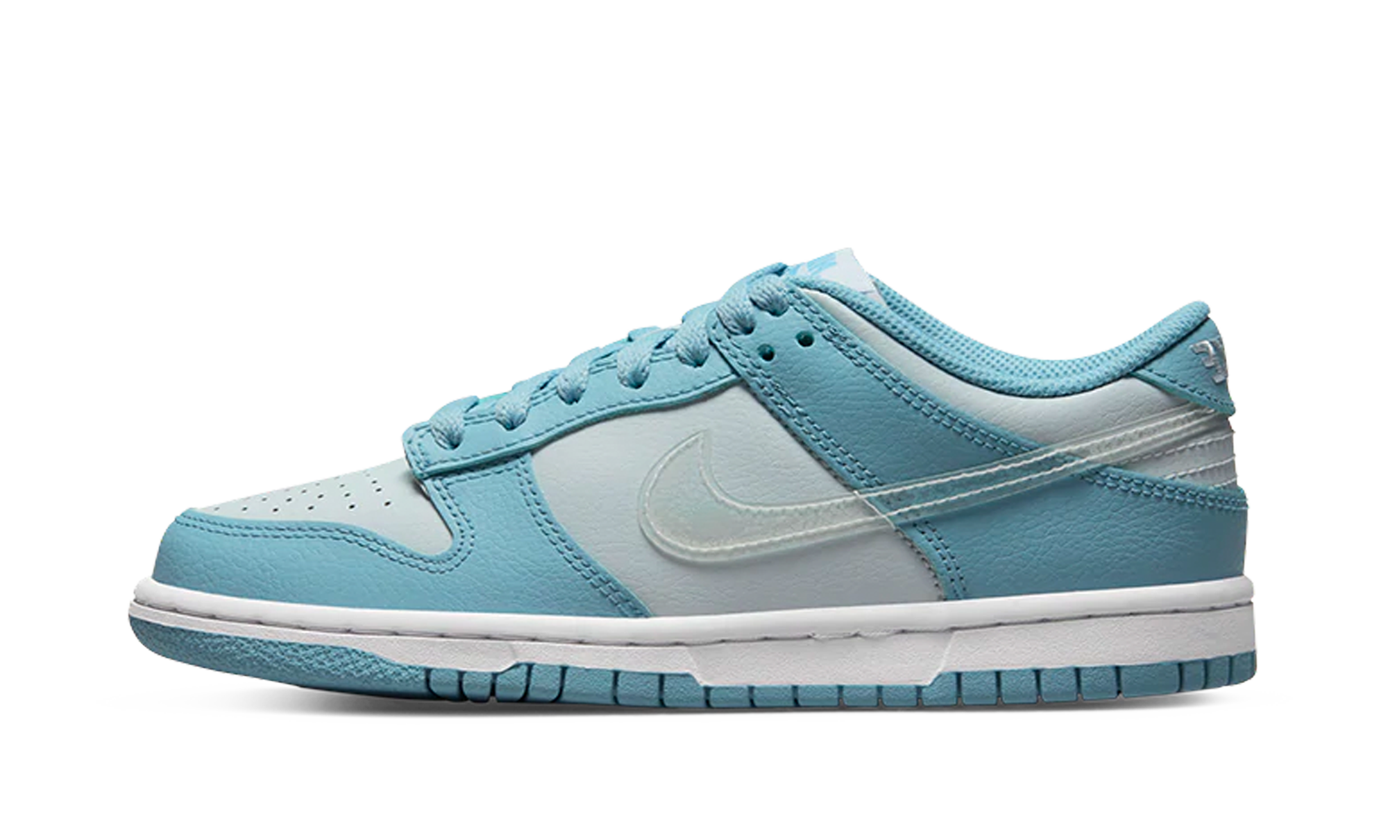 Dunk Low Blue Clear Swoosh